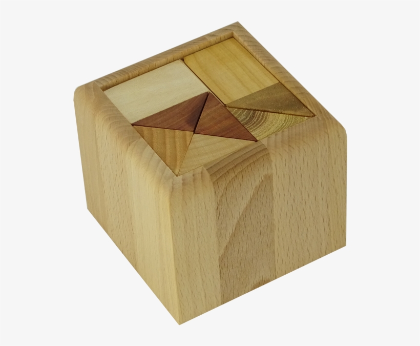 Cube Ac Wood Cube Puzzle By Vinco - Puzzle, transparent png download