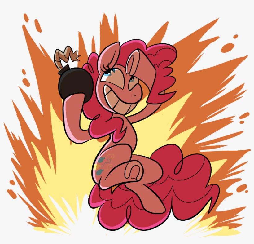 Deerspit, Bomb, Explosion, Pinkie Pie, Safe, Solo,, transparent png download