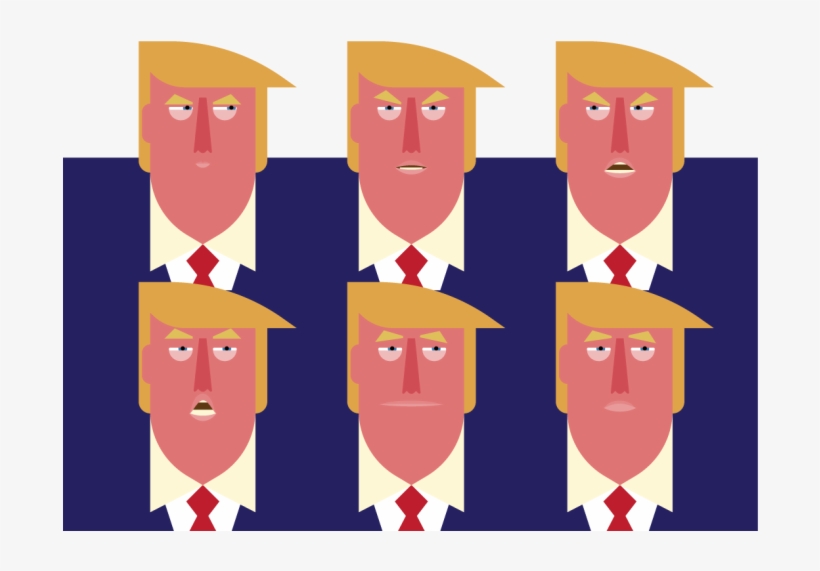 Trump Presidency - Cartoon, transparent png download