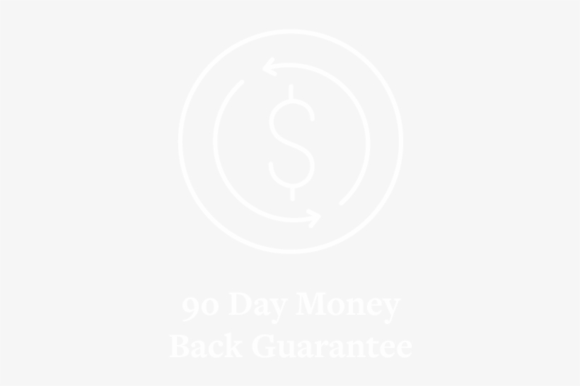 90 Day Money Back Guarantee Circle Icon White Outline - Accor Hotels White Logo, transparent png download