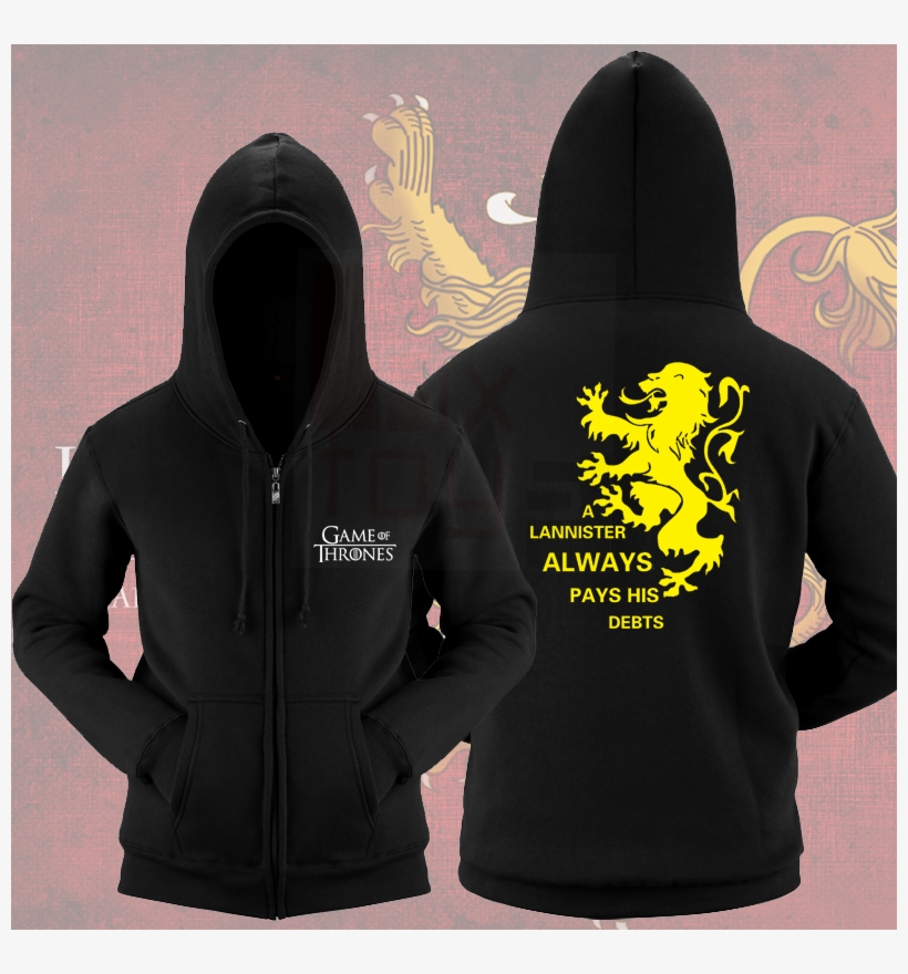 เสื้อฮู้ดกันหนาวผ้า Cotton Game Of - Series Of Unfortunate Events Hoodie, transparent png download