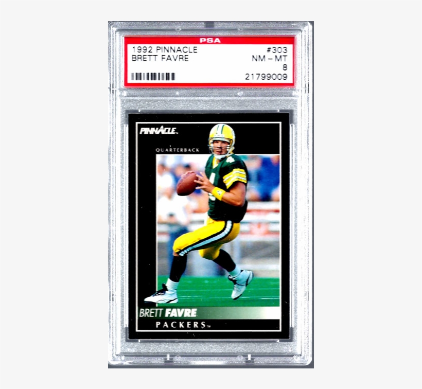 Brett Favre - Don Beaupre Washington Capitals 1992 Pinnacle Autographed, transparent png download