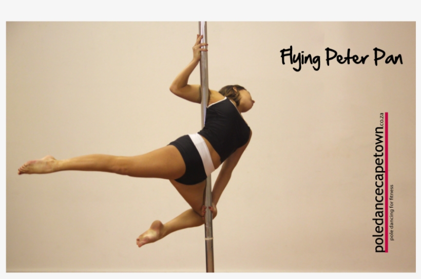 Flying Peter Pan Pole Dance Moves, Pole Dance, Pole - Flying Peter Pan Pole Dance, transparent png download