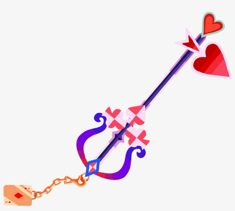 Lady Luck03 - Kingdom Hearts Three Wishes Keyblade, transparent png download