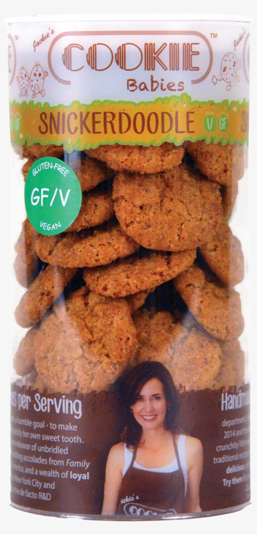 Gfv Snickerdoodle - Jackie's Cookie Babies 3-pack Standard Gluten-free, transparent png download