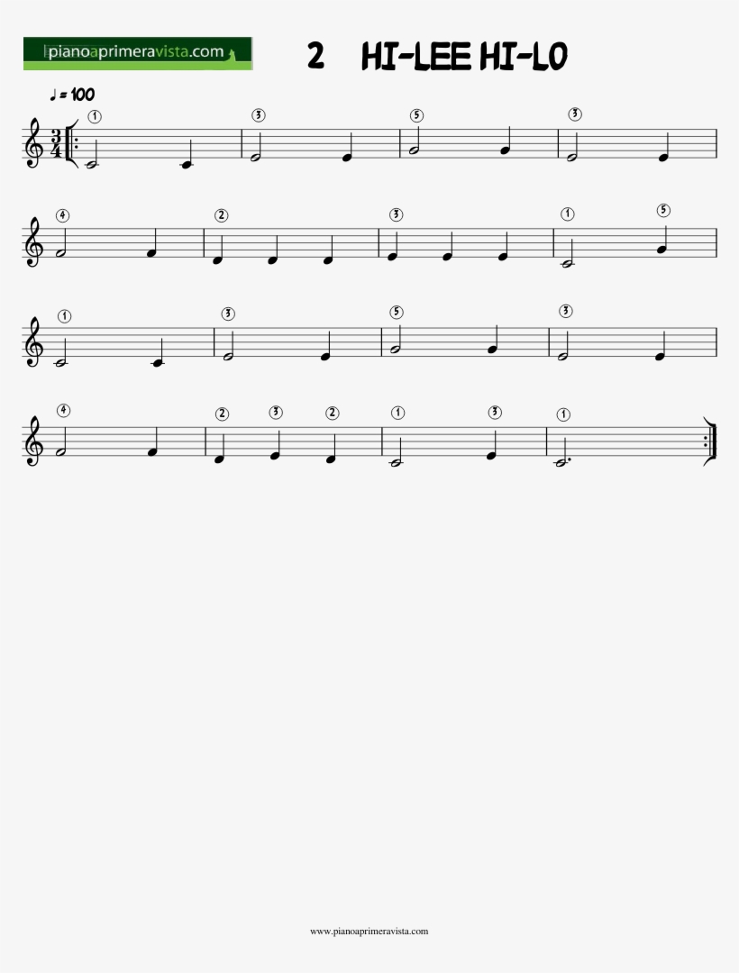 Print - Farmer In The Dell With Score, transparent png download