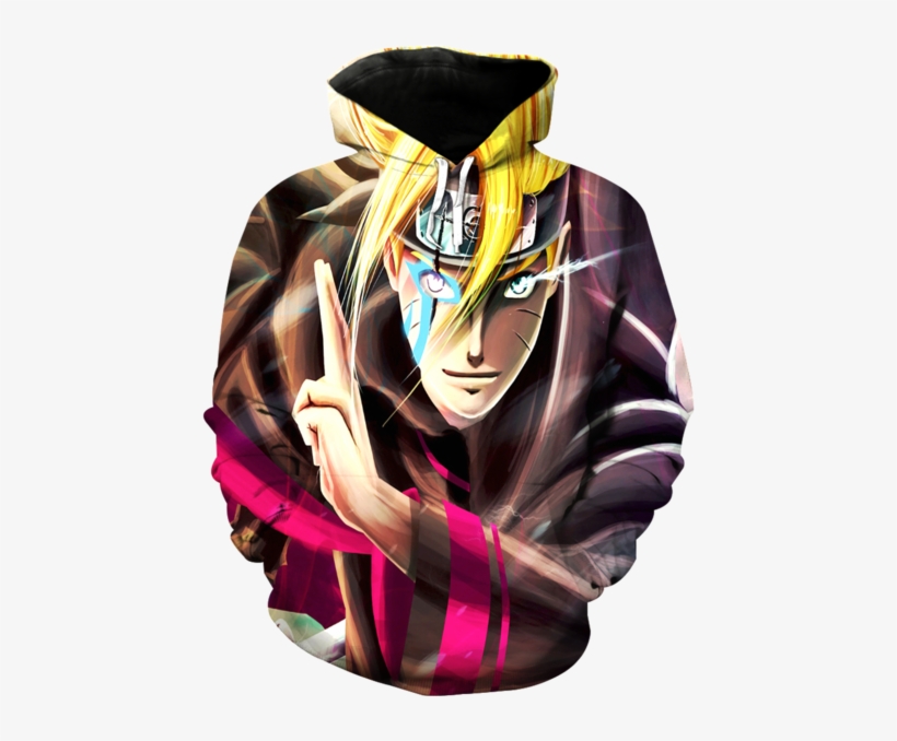 Boruto 3d Hoodie - Illustration, transparent png download