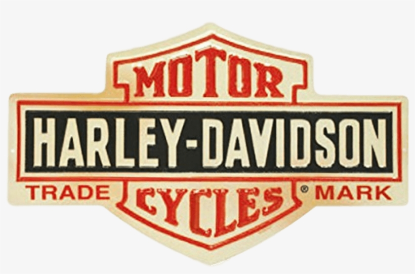 H D Bar Shield Sign Ny 2010131 Front Clipped Rev 1 - Harley-davidson Bar And Shield Metal Sign, transparent png download
