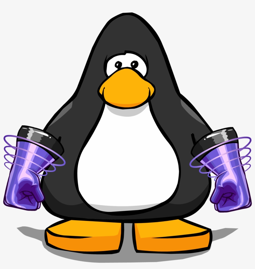 Brainwave Gloves From A Player Card - Penguin From Club Penguin, transparent png download