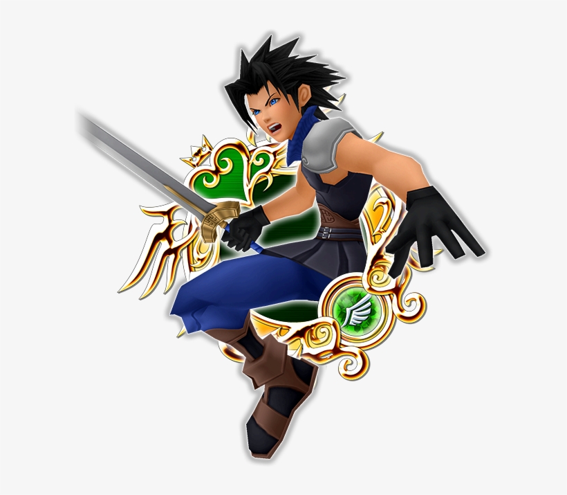 Hd Zack - Kingdom Hearts Χ, transparent png download