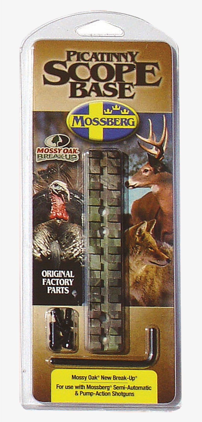 Mossberg 96202 Picatinny Rail Shotgun Standard Metal - Mossberg Picatinny Rail With Scope Base For Hunting, transparent png download