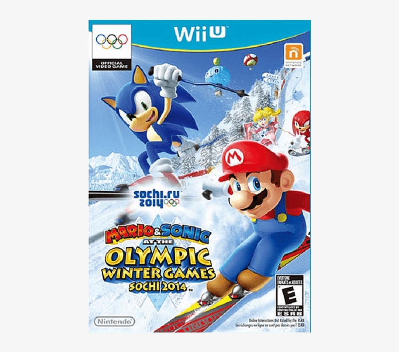 Mario & Sonic At The Sochi 2014 Olympics Winter Game - Mario And Sonic At The Sochi 2014 Olympic Games Wii, transparent png download
