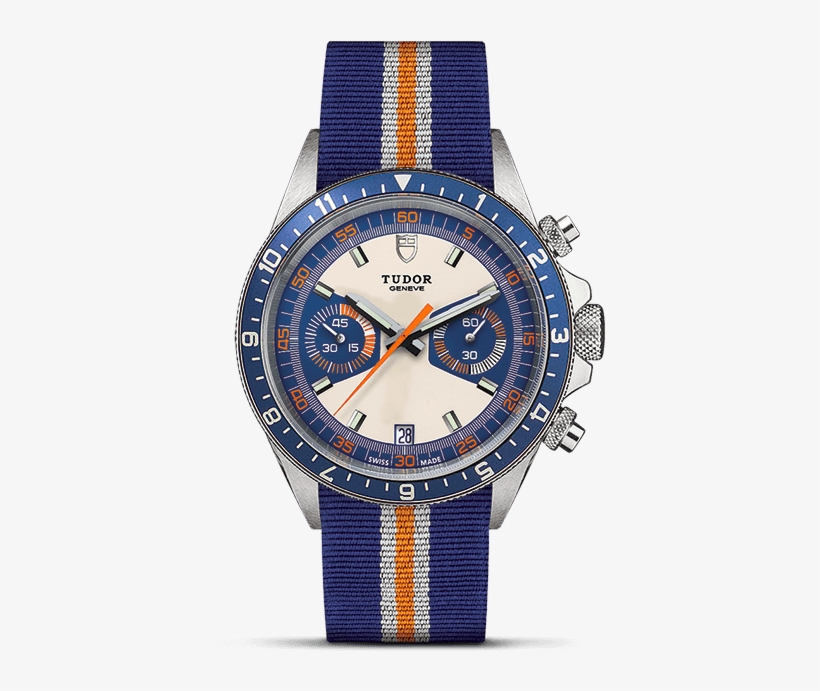 Opaline And Blue Dial - Tudor Heritage Chrono Blue Ref. 70330b, transparent png download