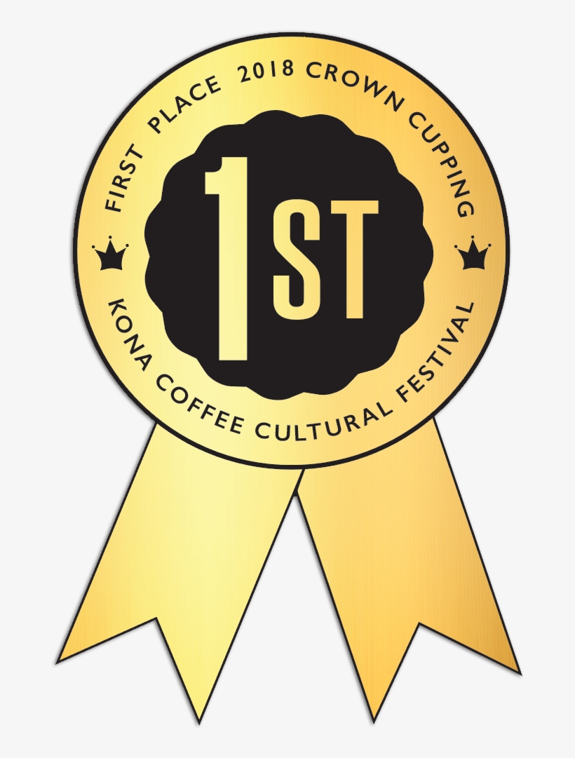 Kctc 1st Place Badge 2018 - Kona Coffee, transparent png download