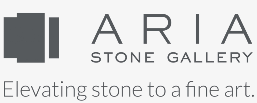 Aria Stone Gallery Master Greyscale With Tagline, transparent png download