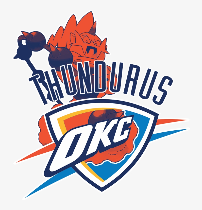 [ ] Oklahoma City Thundurus Logo For Gaius - Oklahoma City Thunder, transparent png download