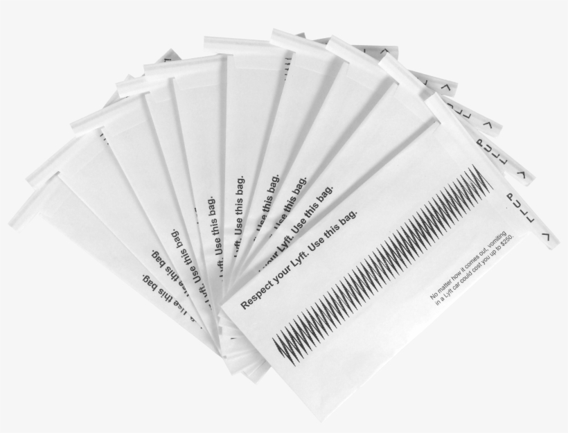 Splayed Barf Bags, Printed With Graphic Pattern And - Graphics, transparent png download