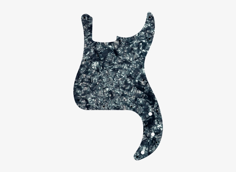 Fender P Bass Pickguard Silver, transparent png download