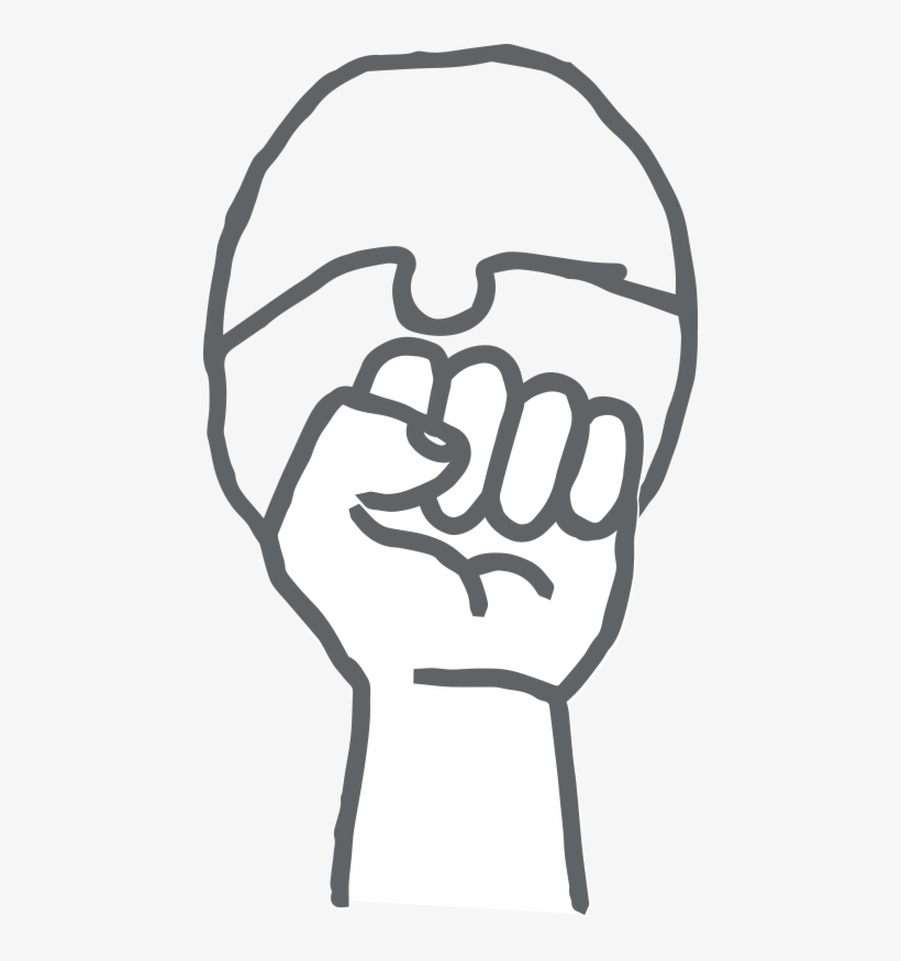 Chewing Fists - Empowerment Symbol, transparent png download