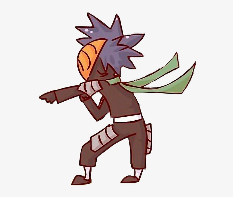 Tobi Obito Obitouchiha Akatsuki Naruto Narutoshippuden - Cartoon, transparent png download