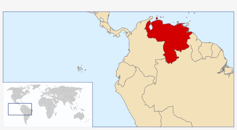 Location Of Venezuela, transparent png download