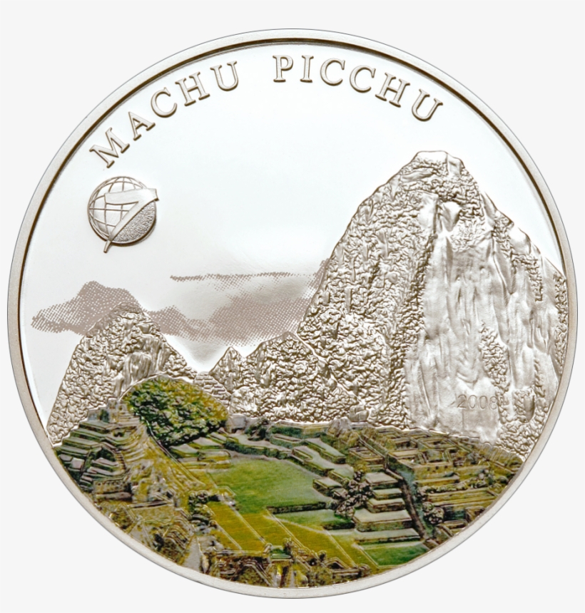 2008 Mongolia 25 Gr 500 Togrog Silver Coin - Machu Picchu, transparent png download