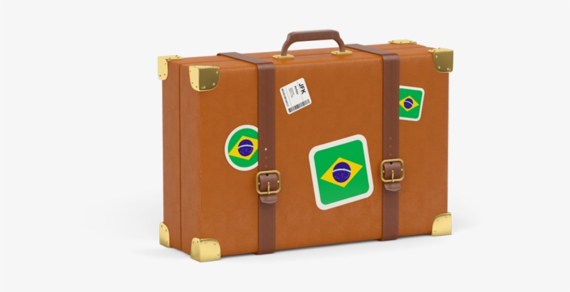 Download Flag Icon Of Brazil At Png Format - Suitcase Illustration Png, transparent png download