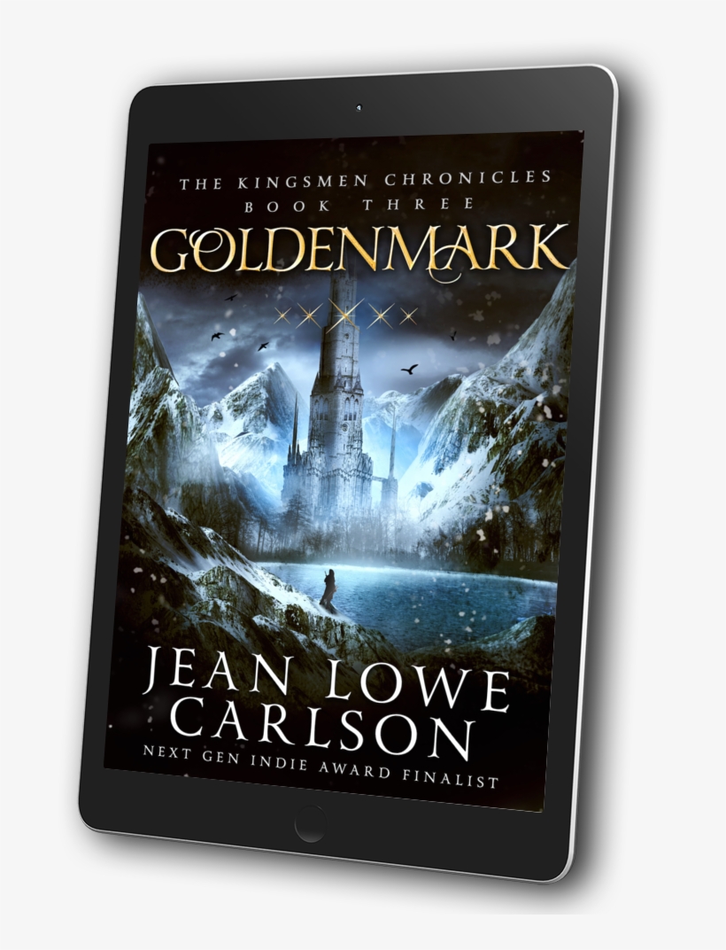 Goldenmark Ereader-left 3d - Bloodmark (the Kingsmen Chronicles #2): An Epic Fantasy, transparent png download
