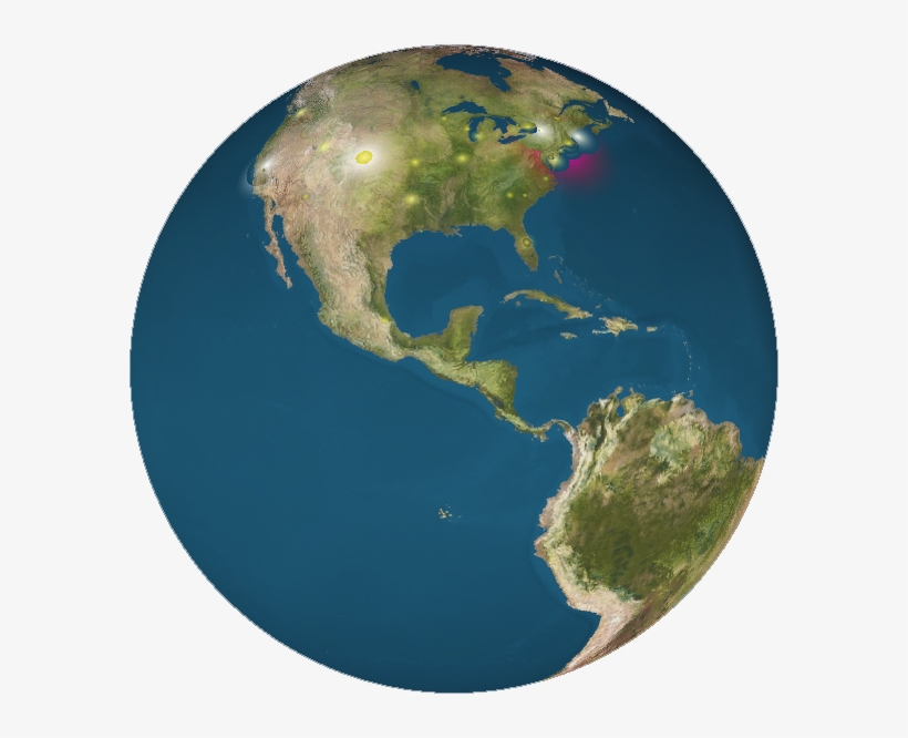 After These Were Mapped, We Mapped The Heatmap Texture - Pacific Ocean Shadow Zone, transparent png download