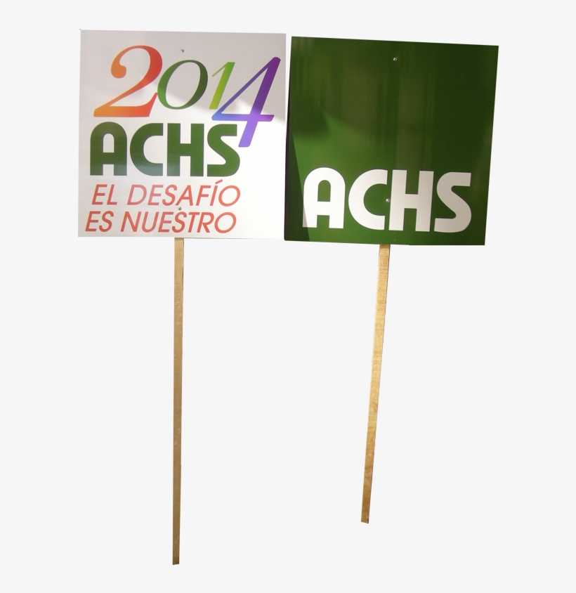 Letrero Con Estaca - Banner, transparent png download