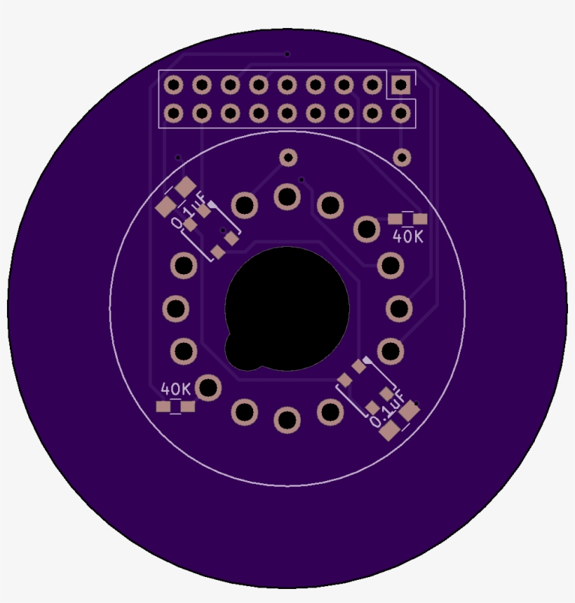 Rodan Gr-211 Nixie Tube Adapter - Circle, transparent png download