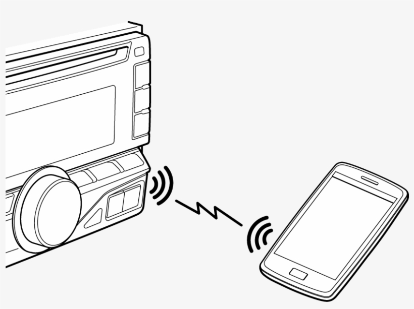 Connect The Android Smartphone Via Bluetooth - Illustration, transparent png download