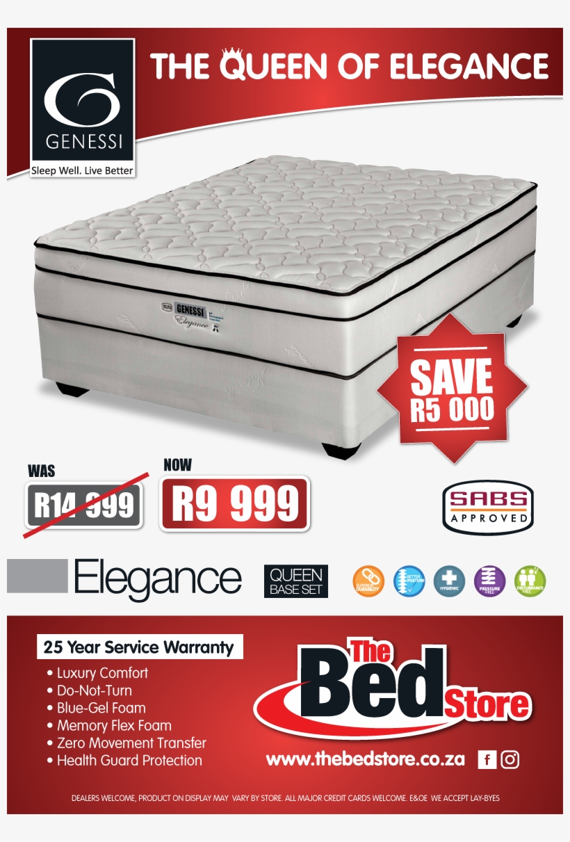 40540 The Bed Store Genessi Elegance Bed A0 Poster - Multimedia, transparent png download