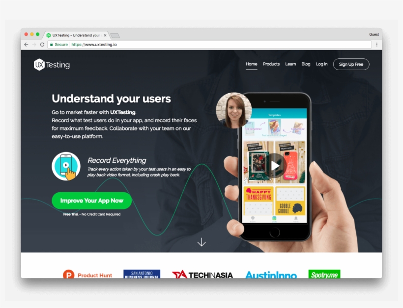 Uxtesting - Web Page, transparent png download