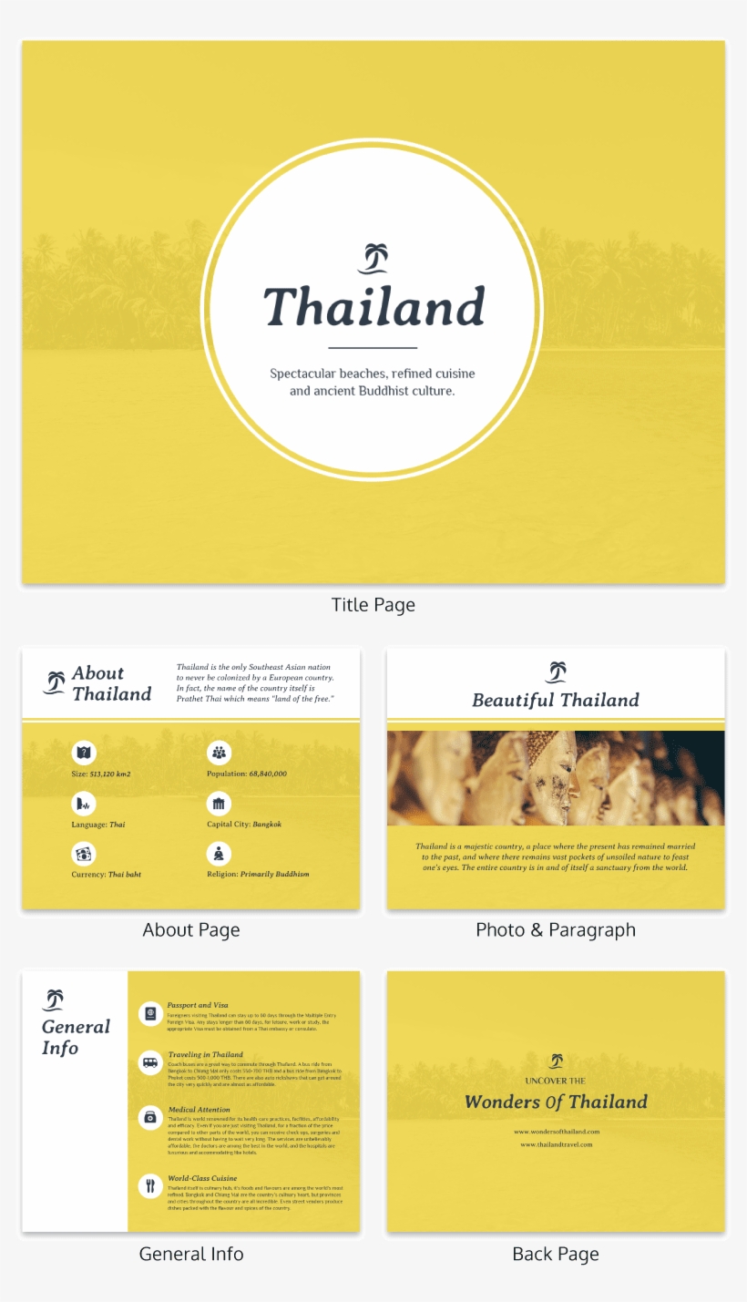 Thailand Travel Flyer - Travel, transparent png download