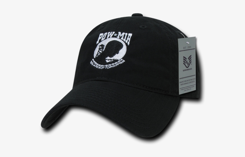 S78 - Military Cap - Pow-mia - Relaxed - Black - Rapid Dominance S79-pow-blk Re, transparent png download