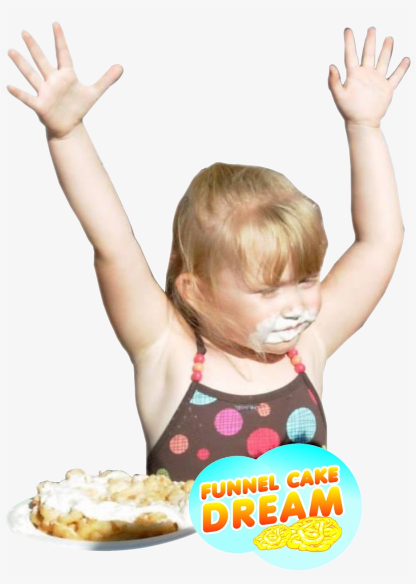 We Love Funnel Cakes - Bread, transparent png download