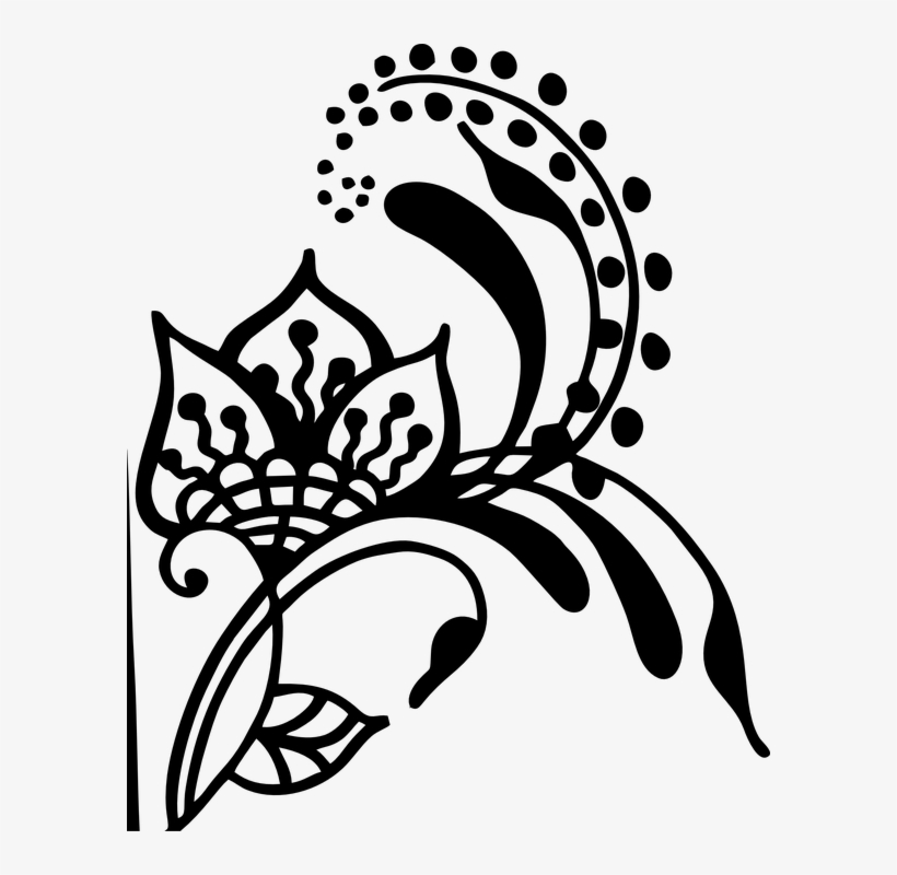 Free Vector Graphic - Henna Drawing, transparent png download