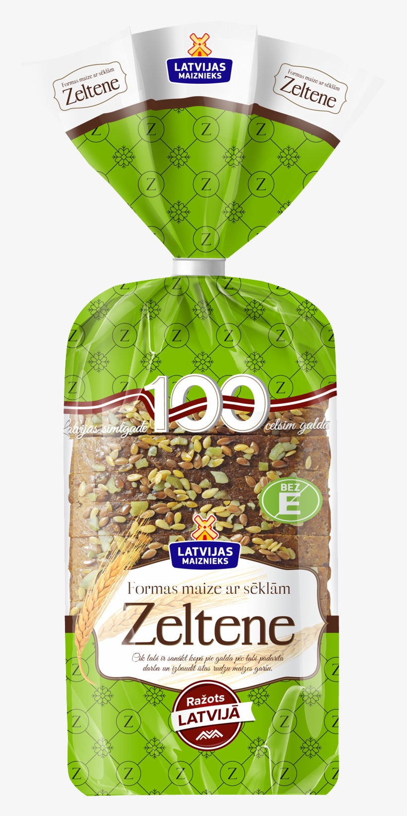 Zeltene Shaped Bread With Seeds - Bread, transparent png download