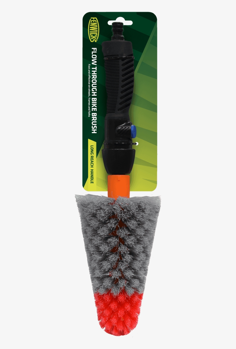 Flow Through Bike Cleaning Brush - Fenwicks Flow Through Bike Brush - Bike Brush, transparent png download