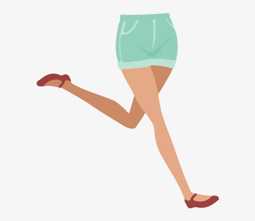 Half Leg - Running, transparent png download