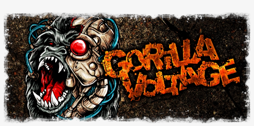 Gorilla Voltage Banner - Illustration, transparent png download
