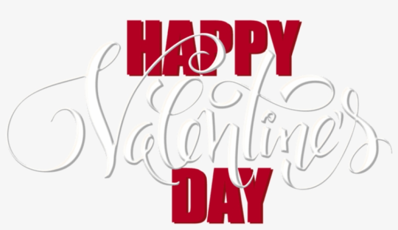 Free Png Download Happy Valentine's Day Text Png Images, transparent png download
