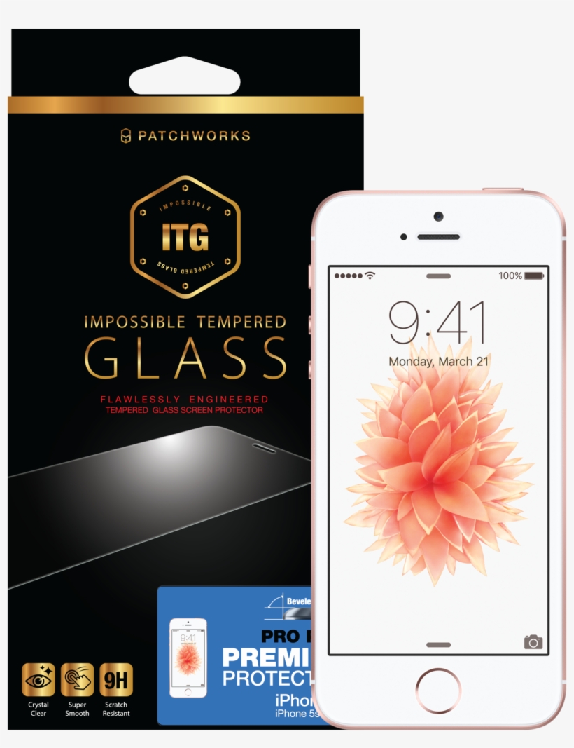Iphone Se / Iphone 5s / 5 / 5c Glass Screen Protector - 【iphonese/5s/5c/5 フィルム】itg Privacy - Impossible Tempered, transparent png download
