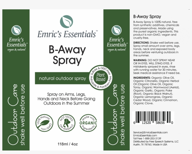 Herbal Bug Spray, transparent png download