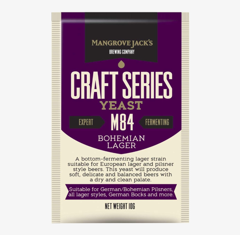 Mangrove Jack's Bohemian Lager M84 Dried Yeast, transparent png download