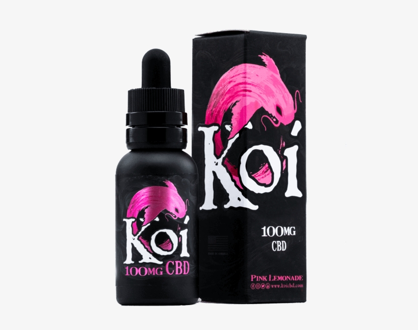 100% All Natural Pink Lemonade Cbd Oil - Koi Cbd 500mg Pink Lemonade, transparent png download