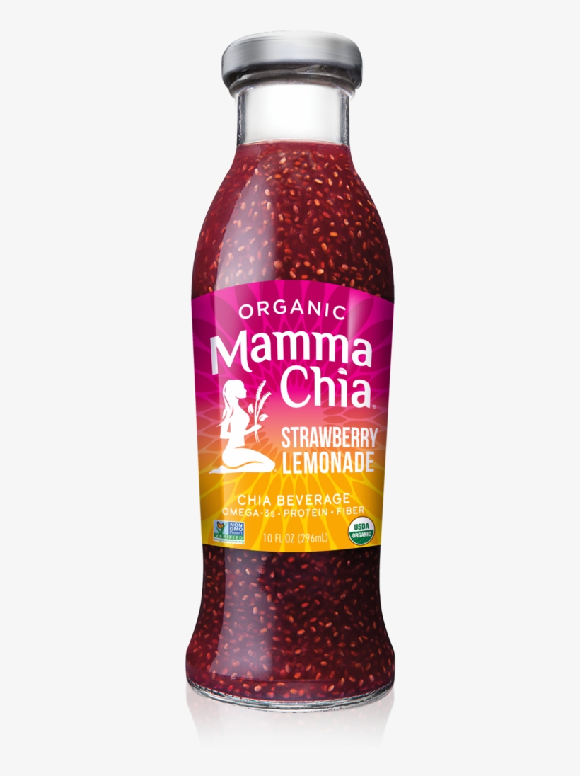 Vitality Beverages Strawberry Lemonade - Mamma Chia Blueberry Pomegranate, transparent png download