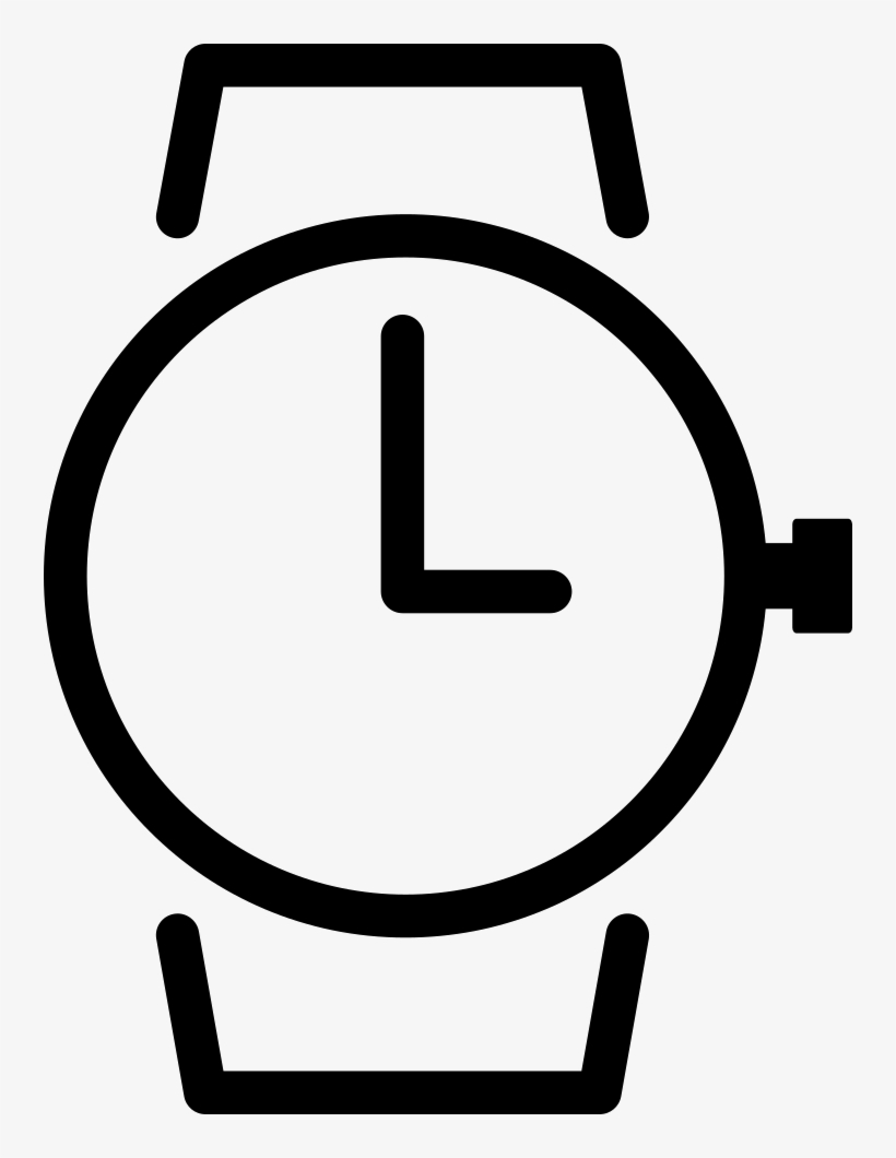 Thin Wristwatch Time Clock Comments - Clock, transparent png download