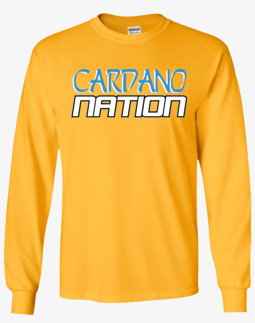 Cardano Nation Cryptocurrency Long Sleeve Shirt, transparent png download
